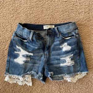 Mudd High Waisted Jean Shorts